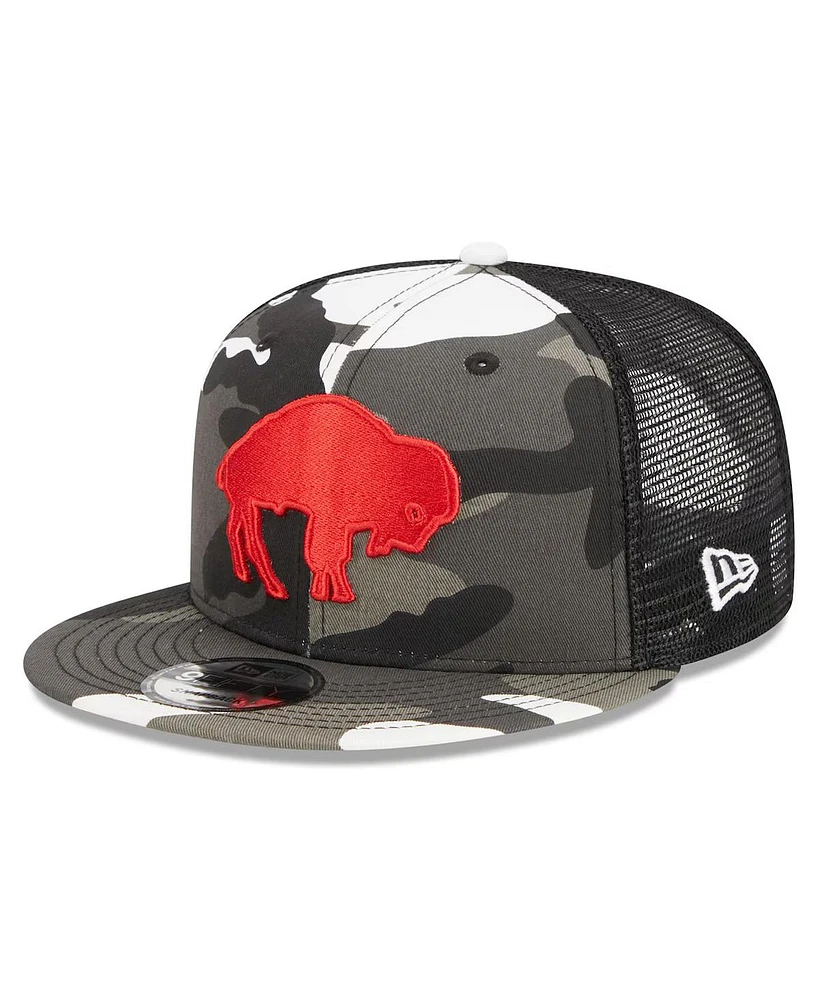 New Era Men's Urban Camo Buffalo Bills 9Fifty Trucker Snapback Hat