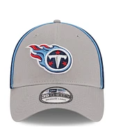 New Era Men's Gray Tennessee Titans Pipe 39Thirty Flex Hat