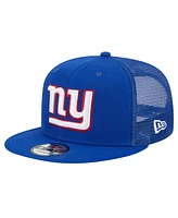 New Era Men's Royal New York Giants Main Trucker 9Fifty Snapback Hat