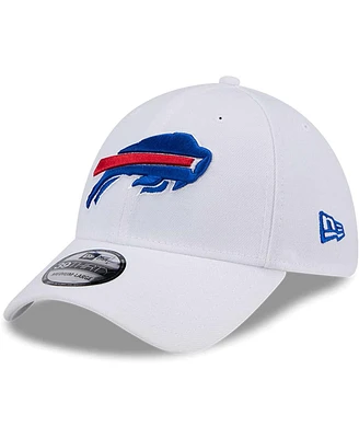 New Era Men's White Buffalo Bills Main 39Thirty Flex Hat