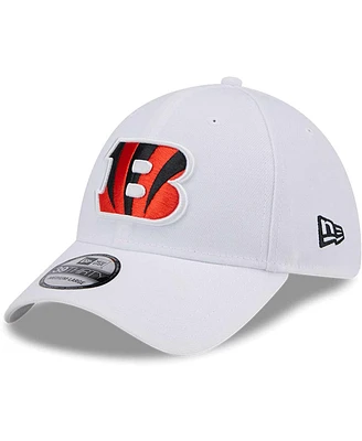 New Era Men's White Cincinnati Bengals Main 39Thirty Flex Hat