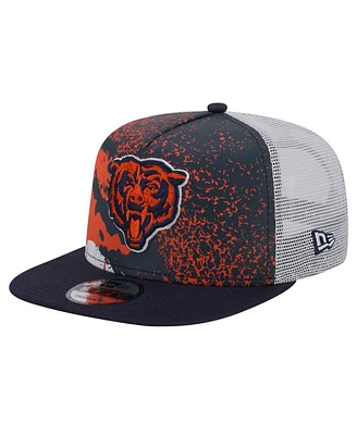 New Era Men's Navy Chicago Bears Court Sport 9Fifty Snapback Hat
