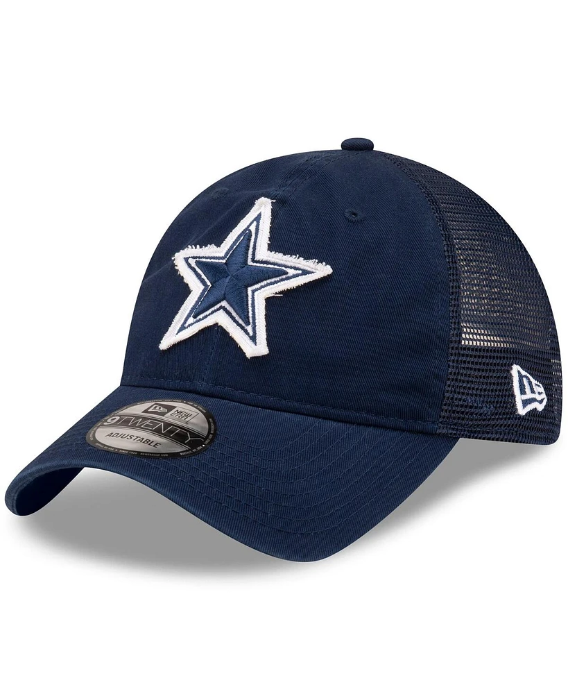 New Era Men's Navy Dallas Cowboys Game Day 9Twenty Adjustable Trucker Hat