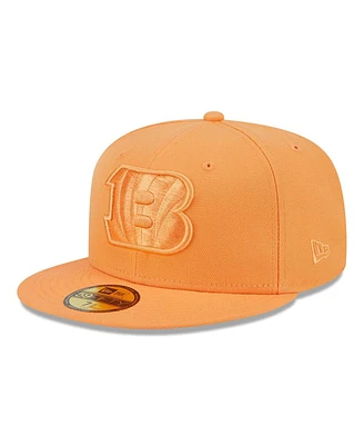 New Era Men's Orange Cincinnati Bengals Color Pack 59Fifty Fitted Hat