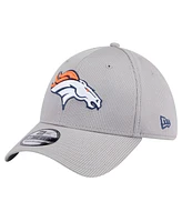 New Era Men's Gray Denver Broncos Active 39Thirty Flex Hat