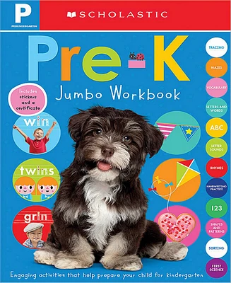 Readerlink Scholastic-Pre-k Jumbo Workbook