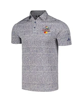 Adidas Men's Blue Arnold Palmer Invitational Ultimate365 Jacquard Polo