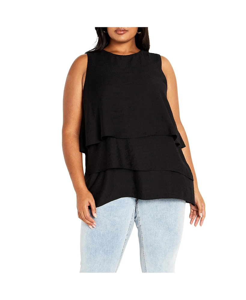 City Chic Plus Briella Top