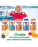 Lifeable Vitamin D3 + K2 for Kids Gummies - Bone Health And Immunity - Great Tasting Natural Flavor, Dietary Supplement Vitamins - 60 Gummies