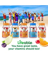 Lifeable Sugar Free Vitamin D for Kids 1,000 Iu Gummies - Bone Health And Immunity - Great Tasting Flavor, Dietary Supplement Vitamins - 60 Gummies