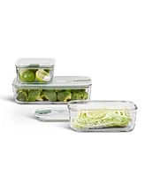Mepal EasyClip 1Pc. 76oz Rectangular Glass Box