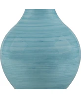 510 Design Blue Aqua Swirl Blown Glass Table Lamp