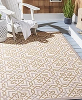 Safavieh Courtyard CY7931 Beige and Dark Beige 5'3" x 7'7" Outdoor Area Rug