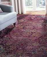 Safavieh Crystal CRS512 Fuchsia and Purple 4' x 6' Area Rug