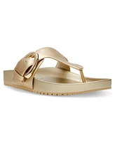 Anne Klein Women's Dori Footbed Thong Flat Sandals