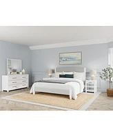 Catriona 3pc Bedroom Set (King Upholstered Bed, Dresser & Open Nightstand), Created for Macy's