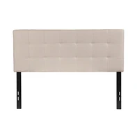 Quilted Tufted Full Upholstered Headboard