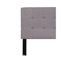 Quilted Tufted King Upholstered Headboard