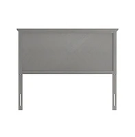 Merrick Lane Marta Full Herring Bone Wooden Adjustable Headboard Only