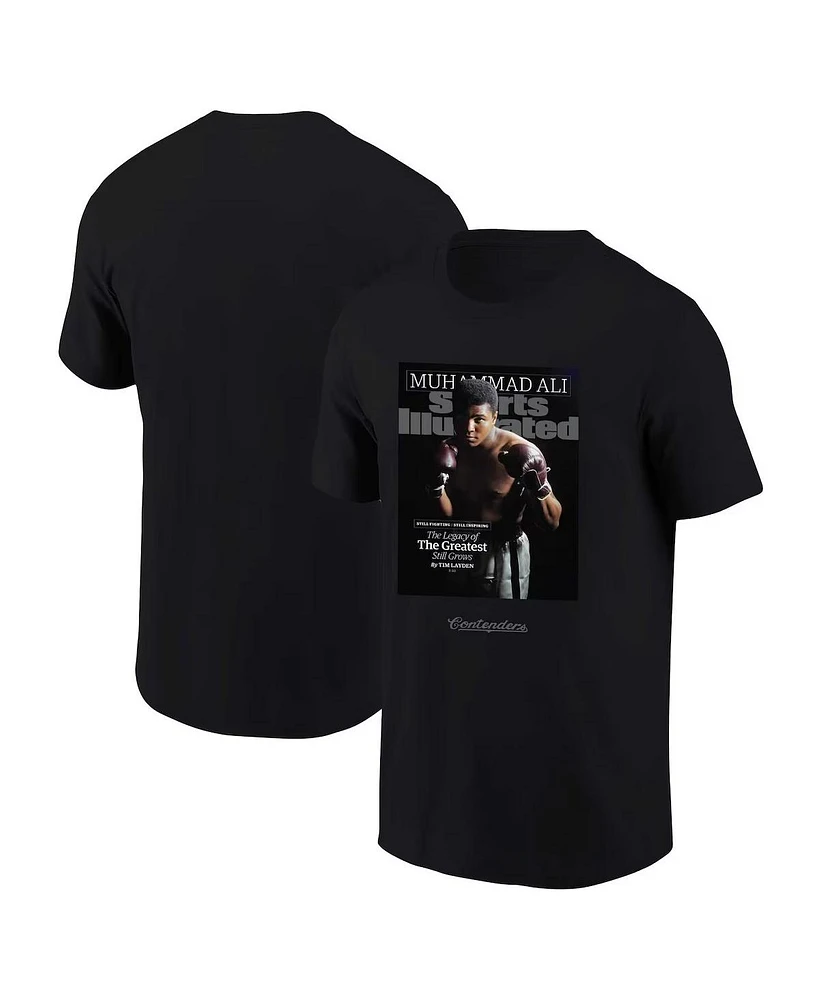 Contenders Clothing Unisex Muhammad Ali Black Sports Illustrated x The Greatest Cover T-Shirt