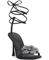 I.n.c. International Concepts Women's Nascha Lace-Up Flower Sandals, Created for Macy's