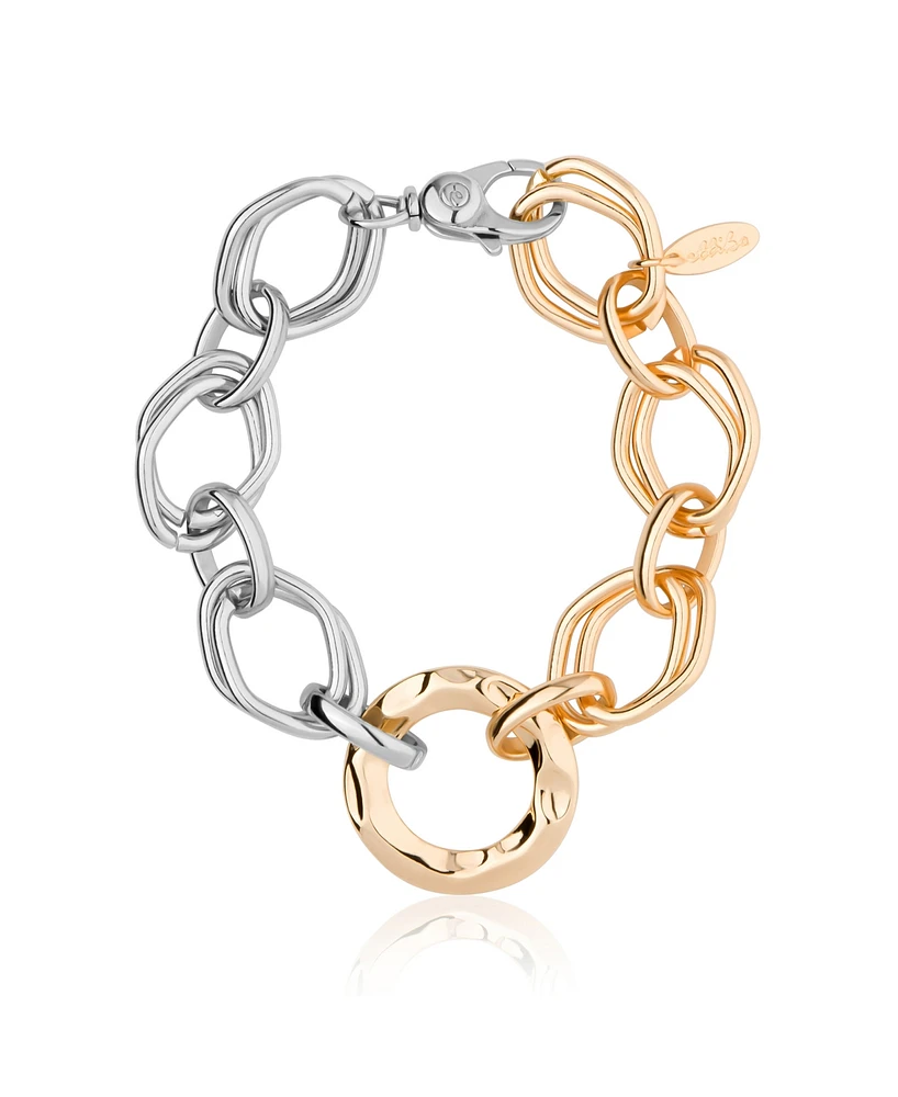 Ettika Mixed Metal Chain Link Bracelet