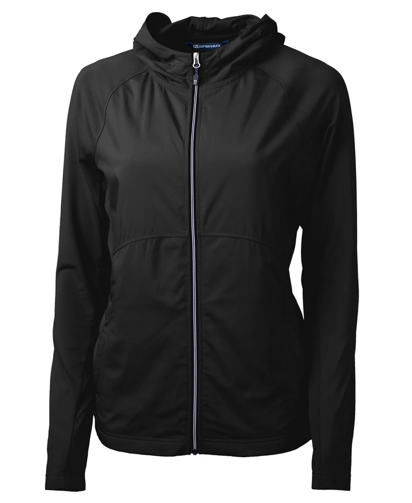 Cutter & Buck Women's Adapt Eco Knit Hybrid Recycled Full Zip Jacket