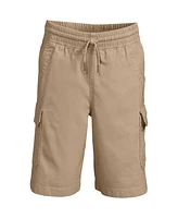 Lands' End Boys Stretch Canvas Utility Cargo Shorts