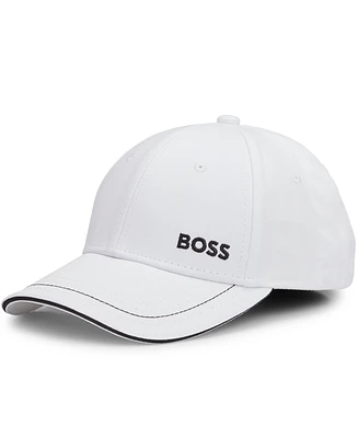 Boss by Hugo Boss Men's Logo Detail Cotton-Twill Cap