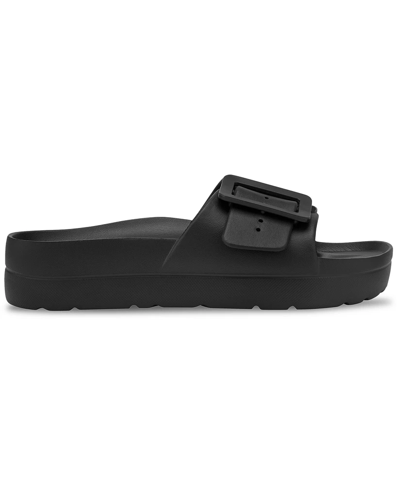 Sun + Stone Remeee Buckle Slide Sandals, Created for Macy's