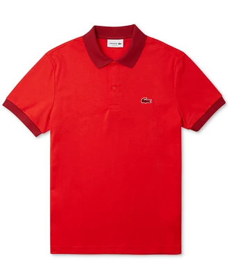 Lacoste Men's Short-Sleeve Contrast-Trim Polo Shirt, Created for Macy's