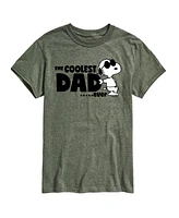 Hybrid Apparel Peanuts Dad Mens Short Sleeve Tee