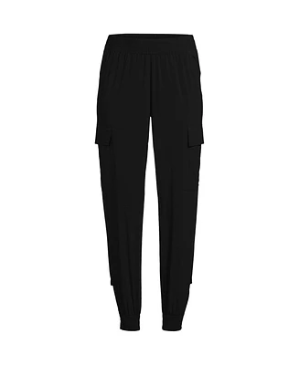 Lands' End Women's Active Packable Lightweight Woven Jogger Pants