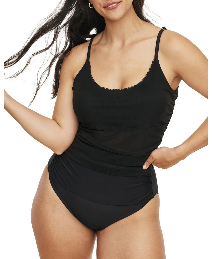 Marseille Women's Plus-Size Swimwear Tankini Top