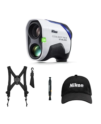 Nikon CoolShot Pro Ii 6x21 Stabilized Laser Rangefinder with Accessory Bundle