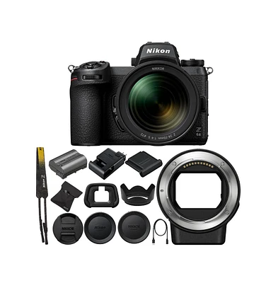 Nikon Z 6II Fx-Format Mirrorless Camera with 24-70 and Ftz Ii Mount Adapter