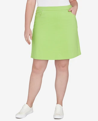 Hearts Of Palm Plus Feeling the Lime Solid Skort
