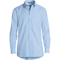 Lands' End Big & Tall Traditional Fit Solid No Iron Supima Oxford Dress Shirt