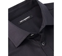 Karl Lagerfeld Paris Men's Slim-Fit Twill Woven Shirt