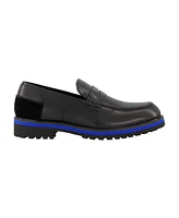 Dkny Men's Leather Contrast Penny Loafers