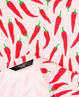 Kate Spade New York Hot Hot Hot Peppers and Spring Time Dot Kitchen Towel 4-Pack