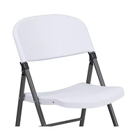 2 Pack Home & Office 330 Lb. Capacity Foldable Plastic Chair