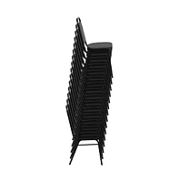 Trapezoidal Back Stacking Banquet Dining Chair - 2.5" Thick Seat