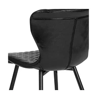 Emma+Oliver 4 Pack Contemporary Upholstered Side Chair