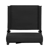 Set Of 2 500 Lb. Rated Lightweight Stadium Chair With Ultra-Padded Seat