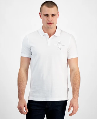 A|X Armani Exchange Men's Logo Polo Shirt, Created for Macy's