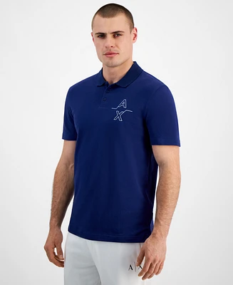 A|X Armani Exchange Men's Logo Polo Shirt, Created for Macy's