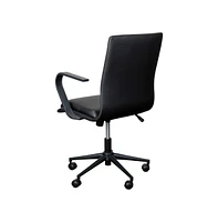 Merrick Lane Artemis Mid-Back Home Office Chair With Armrests, Height Adjustable Swivel Seat And Five Star Base