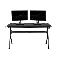 Gaming Desk Bundle - Cup/Headset Holder/Mouse Pad Top