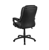 Emma+Oliver Big & Tall 400 Lb. Rated Leathersoft Office Chair - Desk